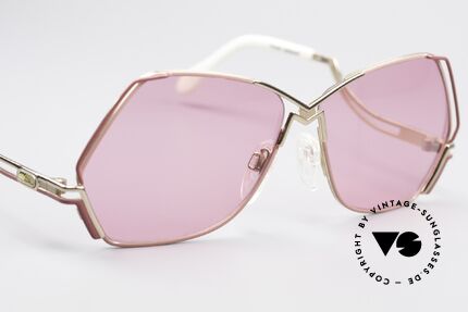 Cazal 226 Pink Vintage Ladies Sunglasses, new old stock, NOS (like all our rare old Cazal eyewear), Made for Women