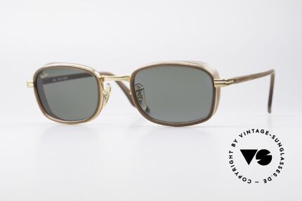 Ray Ban Sidestreet Combo Square Bausch & Lomb Sunglasses, vintage Ray Ban B&L Sidestreet Combo Square shades, Made for Men and Women