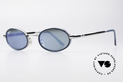 Ray Ban Sidestreet Combo 2000 Crossroad Oval Blue Mirrored, when Luxottica bought Ray-Ban from Bausch&Lomb, Made for Men and Women