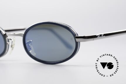 Ray Ban Sidestreet Combo 2000 Crossroad Oval Blue Mirrored, B&L model number = W3110; Luxottica = 'RB 3123', Made for Men and Women