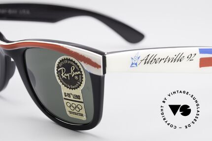 Ray Ban Wayfarer I Olympic Games Albertville, unworn B&L rarity (a real collector's item, worldwide), Made for Men and Women