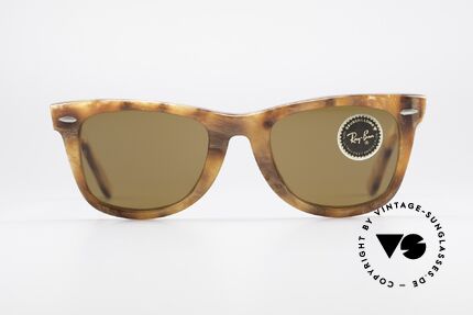 Ray Ban Wayfarer I Limited Edition Blond Frost, worn by Don Johnson in "Miami Vice" in the 1980's, Made for Men and Women Ray Ban Wayfarer I Limited Edition Blond Frost, worn by Don Johnson in "Miami Vice" in the 1980's, Made for Men and Women