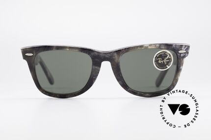 Ray Ban Wayfarer I Limited Edition Gray Frost, worn by Don Johnson in "Miami Vice" in the 1980's, Made for Men and Women