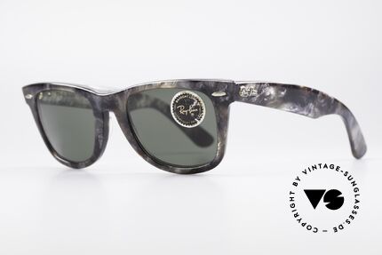 Ray Ban Wayfarer I Limited Edition Gray Frost, often copied, never matched; truly vintage by B&L, Made for Men and Women