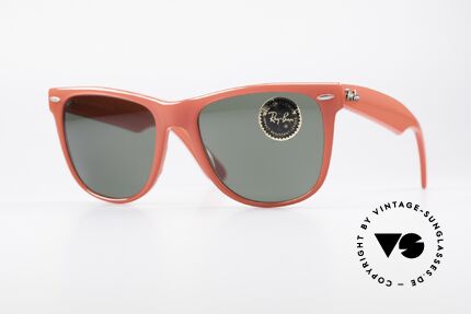 Ray Ban Wayfarer II Rare USA Wayfarer Crimson Red, vintage Ray Ban Wayfarer sunglasses 'made in USA', Made for Women