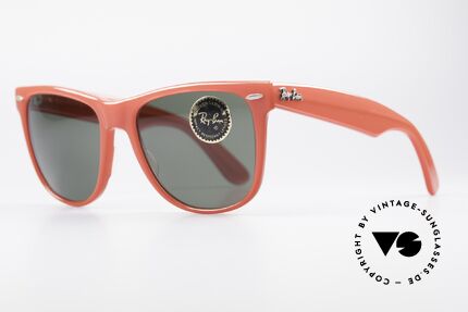 Ray Ban Wayfarer II Rare USA Wayfarer Crimson Red, ultra RARE 1980's ladies' version (in crimson red), Made for Women