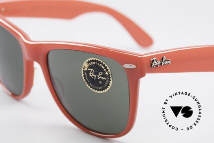 Ray Ban Wayfarer II Rare USA Wayfarer Crimson Red, never worn (like all our old B&L RAY-BAN shades), Made for Women