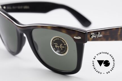 Ray Ban Wayfarer I Old B&L USA 80's Sunglasses, Bausch&Lomb mineral lenses (100% UV protection), Made for Men and Women Ray Ban Wayfarer I Old B&L USA 80's Sunglasses, Bausch&Lomb mineral lenses (100% UV protection), Made for Men and Women
