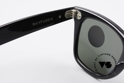 Ray Ban Wayfarer I Old B&L USA 80's Sunglasses, NO retro Italy-Wayfarer; an old 80's USA ORIGINAL, Made for Men and Women Ray Ban Wayfarer I Old B&L USA 80's Sunglasses, NO retro Italy-Wayfarer; an old 80's USA ORIGINAL, Made for Men and Women