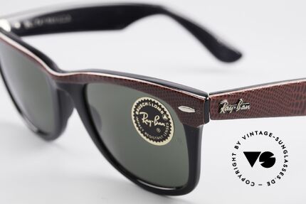 Ray Ban Wayfarer I Limited Leather Sunglasses, Bausch&Lomb mineral lenses (100% UV protection), Made for Men and Women Ray Ban Wayfarer I Limited Leather Sunglasses, Bausch&Lomb mineral lenses (100% UV protection), Made for Men and Women