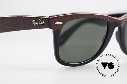 Ray Ban Wayfarer I Limited Leather Sunglasses, unworn rarity, NOS (meanwhile, a collector's item), Made for Men and Women Ray Ban Wayfarer I Limited Leather Sunglasses, unworn rarity, NOS (meanwhile, a collector's item), Made for Men and Women