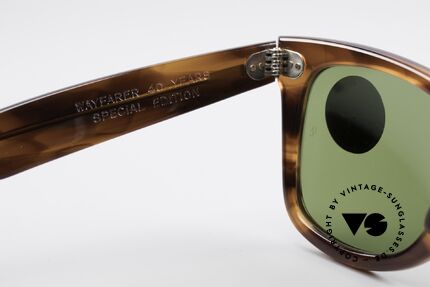 Ray Ban Wayfarer I 40 Years Rare Limited Special Edition, Special Edition from 1993 (40 Years from 1953-1993), Made for Men and Women