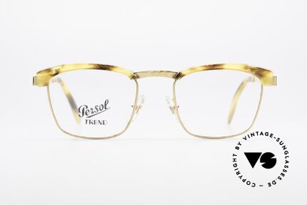 Persol Inge Ratti Gold Plated Vintage Glasses, perfect fit and comfort thanks to spring hinges, Made for Men
