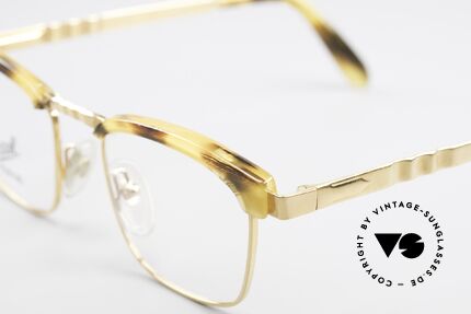 Persol Inge Ratti Gold Plated Vintage Glasses, 18kt GOLD-PLATED metal frame, M size 49-20, Made for Men