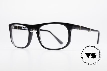 Persol Ratti 807 Folding Vintage Folding Eyeglasses, foldable frame from the legendary RATTI manufactory, Made for Men
