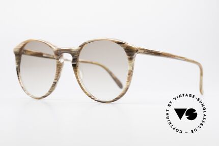 Alain Mikli 901 / 153 Horn Optic Panto Sunglasses, terrific frame pattern (looks like a kind of "horn"), Made for Men and Women