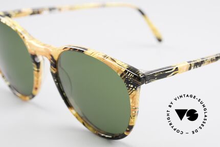 Alain Mikli 901 / 393 Amber Optic Panto Sunglasses, handmade quality and 123mm width = SMALL size!, Made for Men and Women