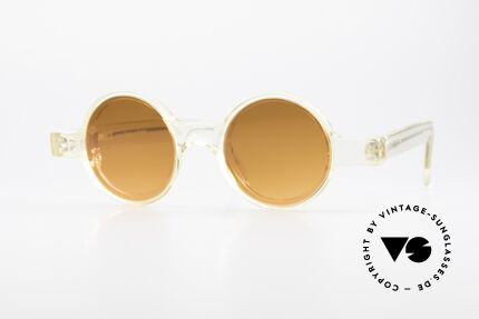 Alain Mikli 0150 / 100 80's Round Designer Shades, small round vintage Alain MIKLI designer shades, Made for Men and Women