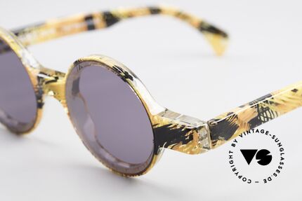 Alain Mikli 0150 / 393 Round Designer Sunglasses, quality sunnies (Hand Made in France) from 1989, Made for Men and Women