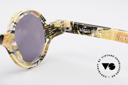 Alain Mikli 0150 / 393 Round Designer Sunglasses, NO retro specs, but a unique 30 years old original, Made for Men and Women