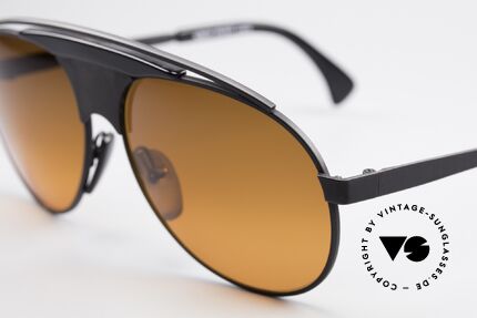 Alain Mikli 634 / 0023 Lenny Kravitz Sunglasses, top craftsmanship (dull black frame with sunset lenses), Made for Men