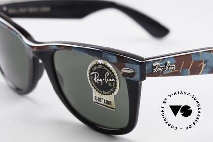 Ray Ban Wayfarer I Original Mosaic Wayfarer USA, never worn (like all our old B&L RAY-BAN shades), Made for Men and Women Ray Ban Wayfarer I Original Mosaic Wayfarer USA, never worn (like all our old B&L RAY-BAN shades), Made for Men and Women