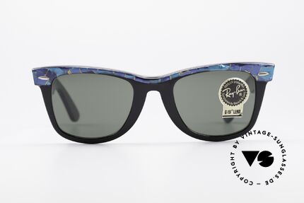 Ray Ban Wayfarer I Original Mosaic Wayfarer 80's, Bausch&Lomb quality lenses (100% UV-protection), Made for Men and Women