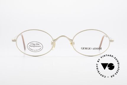Giorgio Armani 122 Clip On Vintage Designer Frame, Size: small, Made for Men and Women