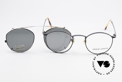 Giorgio Armani 132 Clip On Panto Eyeglasses, NO retro specs, but a unique 30 years old ORIGINAL!, Made for Men Giorgio Armani 132 Clip On Panto Eyeglasses, NO retro specs, but a unique 30 years old ORIGINAL!, Made for Men