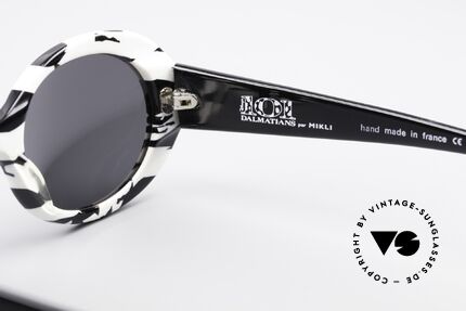 Alain Mikli D303 / 2109 101 Dalmatians Sunglasses, with dark gray CR39 sun lenses for 100% UV protection, Made for Women