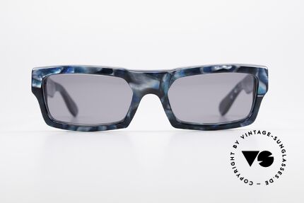 Alain Mikli 709 / 492 Extraordinary 80s Sunglasses, striking frame with spectacular pattern (see photos!), Made for Men and Women