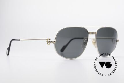 Cartier Romance Santos - XL Palladium Shades Polarized, RARE 'Palladium Edition': ligthweight & comfortable, Made for Men