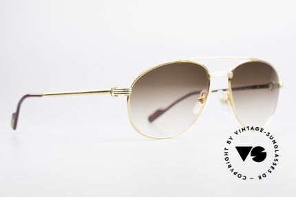 Cartier Driver 90's Luxury Aviator Shades, perfect fit & very pleasant to wear; medium size 57/18, Made for Men