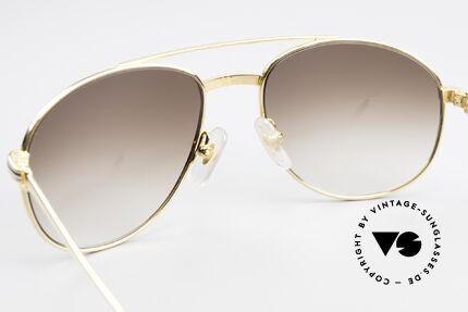 Cartier Driver 90's Luxury Aviator Shades, 22ct gold-plated frame with serial number & packing, Made for Men