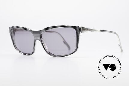 Alain Mikli 701 / 986 Rare 80s Designer Sunglasses, with gray tinted sun lenses (for 100% UV protection), Made for Women