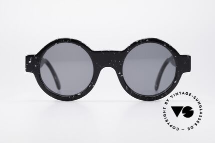 Giorgio Armani 903 Round Designer Sunglasses, terrific frame pattern (looks like black marble), Made for Men and Women