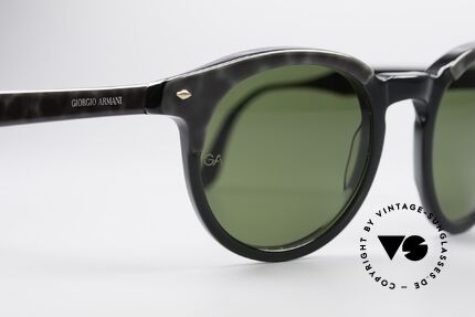 Giorgio Armani 901 Johnny Depp Sunglasses, mineral sun lenses and frame pattern in marbled-green, Made for Men