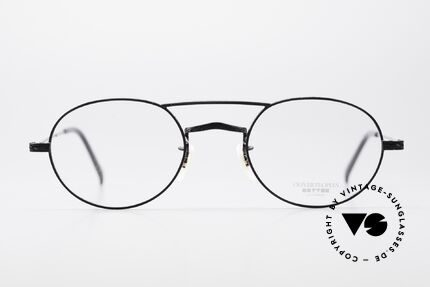 Oliver Peoples August Extraordinary 90's Eyeglasses, extraordinary frame design with costly engravings, Made for Men and Women