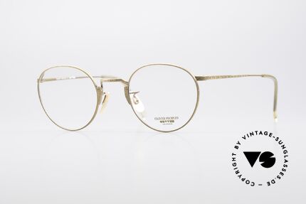 Oliver Peoples OP10 Vintage Glasses Panto Round, American luxury eyewear brand, established in 1986, Made for Men and Women
