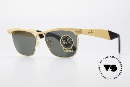Ray Ban Wayfarer Metal 80's USA B&L Original Shades, sturdy & matt finished gold frame (1st class quality), Made for Men and Women Ray Ban Wayfarer Metal 80's USA B&L Original Shades, sturdy & matt finished gold frame (1st class quality), Made for Men and Women