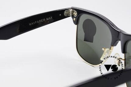 Ray Ban Wayfarer Max II B&L USA XLarge Sunglasses, original Name: Wayfarer Max, W1272, G15, 54 x 18, Made for Men Ray Ban Wayfarer Max II B&L USA XLarge Sunglasses, original Name: Wayfarer Max, W1272, G15, 54 x 18, Made for Men
