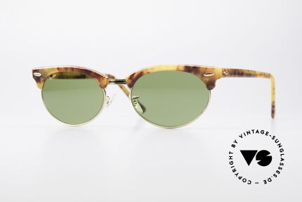 Ray Ban Clubmaster Oval 80's Bausch & Lomb Shades Details