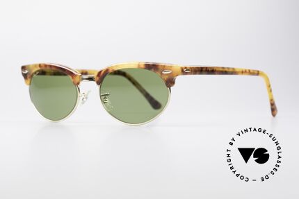 Ray Ban Clubmaster Oval 80's Bausch & Lomb Shades, Bausch&Lomb RB3 quality lenses; 100% UV prot., Made for Men and Women