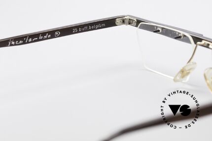 Theo Belgium Lambeta 80's Buffalo Horn Eyeglasses, never worn, one of a kind; Theo frame for all who dare!, Made for Men