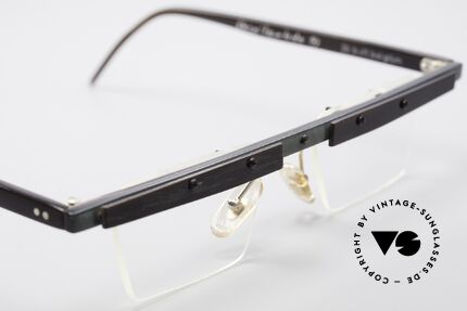 Theo Belgium Lambeta 80's Buffalo Horn Eyeglasses, so to speak: vintage eyeglasses with representativeness, Made for Men