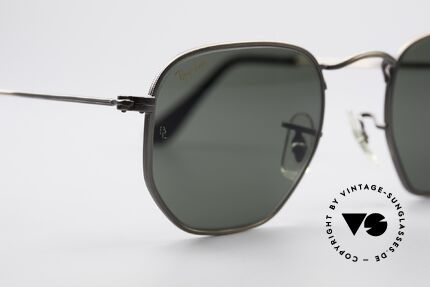 Ray Ban Classic Style III Antique B&L USA Sunglasses, metal frame with filigree chasing; simply unique, Made for Men and Women