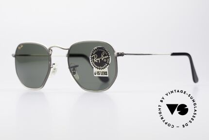 Ray Ban Classic Style III B&L USA Sunglasses Antique, rare color / finish: "antique silver" / "old silver", Made for Men and Women