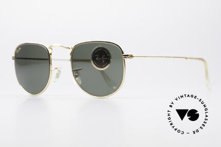 Ray Ban Classic Style II Classic Sunglasses B&L USA, metal frame with filigree chasing; simply unique, Made for Men and Women