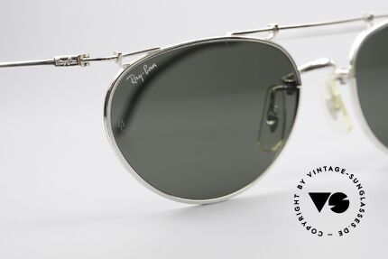 Ray Ban Deco Metals Oval Old B&L USA Sunglasses, unworn (like all our vintage sunglasses by Ray Ban), Made for Men and Women