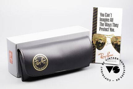 Ray Ban Fugitives Modified Aviator 90's Bausch & Lomb Shades, perfect fit due to curved frame & lens size 60mm, Made for Men